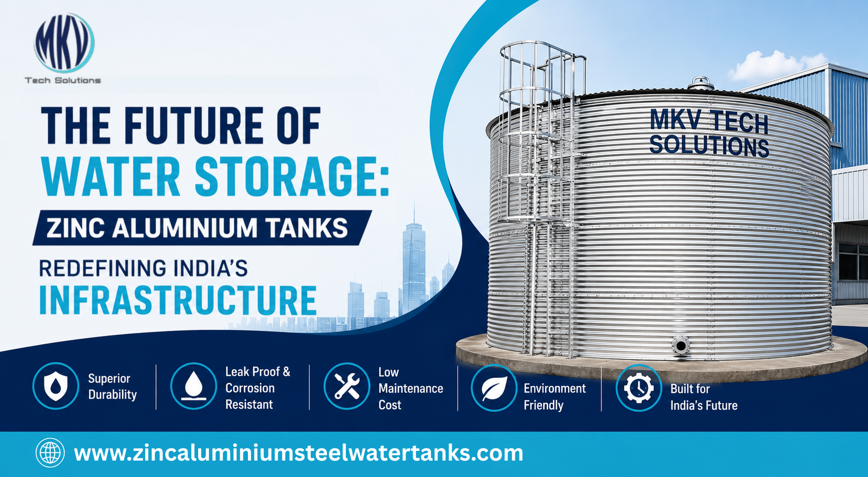 The Future of Water Storage: Zinc Aluminium Tanks Redefining India's Infrastructure